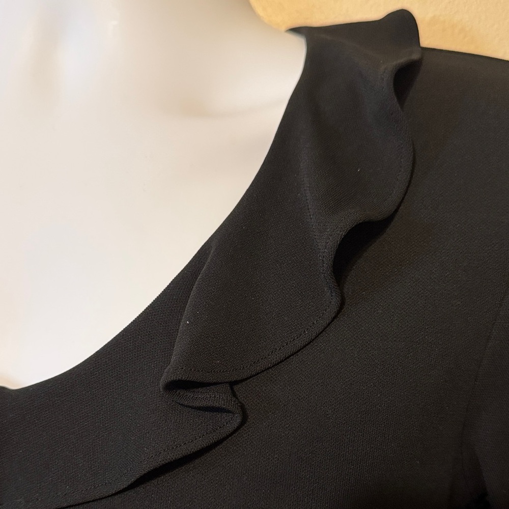 Banana Republic Black Ruffle Sleeve Blouse - Picture 4 of 10